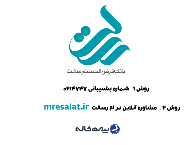 شماره تماس بانک قرض الحسنه رسالت