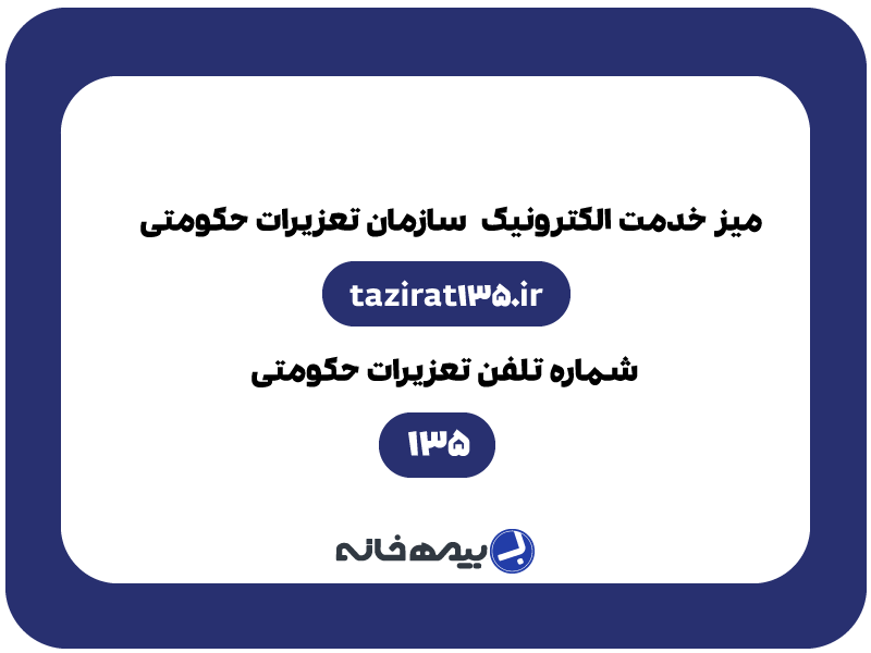 شماره تلفن پاسخگویی به شکایات تعزیرات 135
